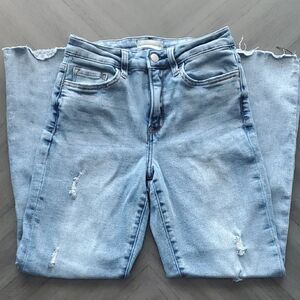 Altar'd State Light Blue Cropped Jeans